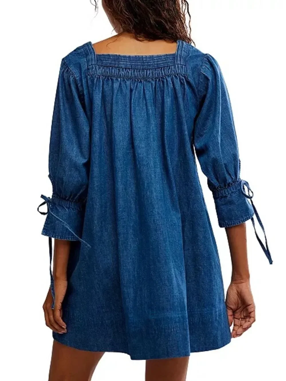Free People Sonora Cotton Denim Mini Dress
